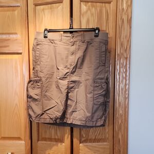 Eddie Bauer Brown Cargo Skirt